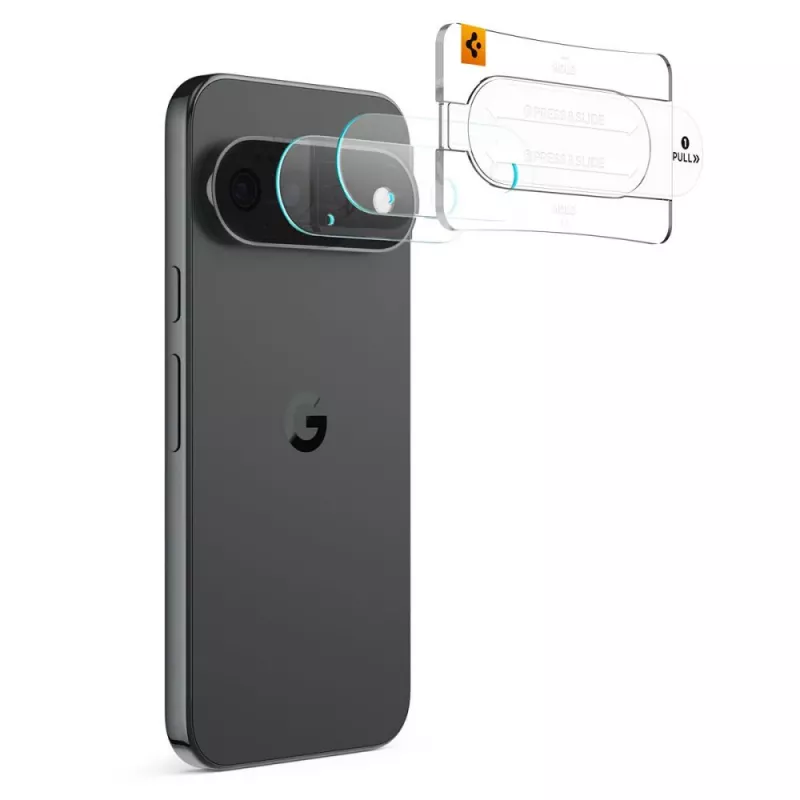 Spigen Optik Pro Glas.tR EZ Fit -kameransuoja 2 kpl:n pakkaus Google Pixel 11 Pro - läpinäkyvä