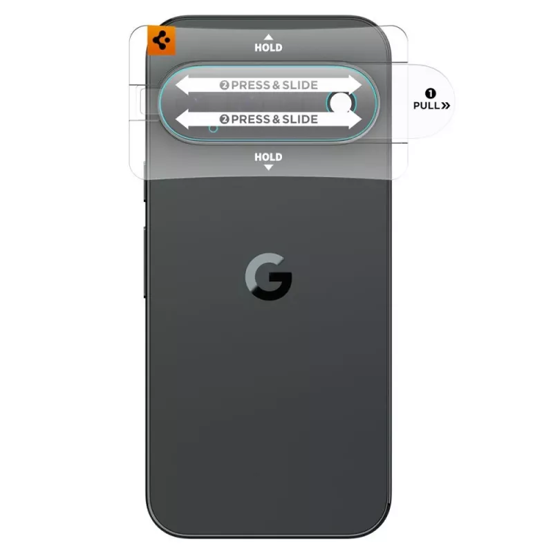 Spigen Optik Pro Glas.tR EZ Fit -kameransuoja 2 kpl:n pakkaus Google Pixel 11 Pro - läpinäkyvä