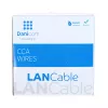 DSIT CAT6 S/FTP verkon asennuskaapeli massiivikuparista, 100 m, harmaa