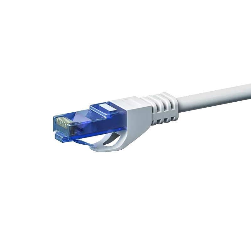 DSIT CAT6a U/UTP 100% kupari Ethernet-patchkaapeli, 10 m, valkoinen (DC-U6A2-100)