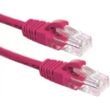 DSIT CAT6a U/UTP 100% kupari verkkokaapeli, 15m, pinkki