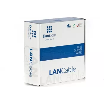 DSIT DANICOM CAT6A U/UTP 50 m joustava PVC (Fca) asennuskaapeli