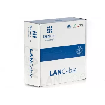 DSIT DANICOM CAT6 UTP 50 m solid-johdin LSZH (Dca) -kaapeli
