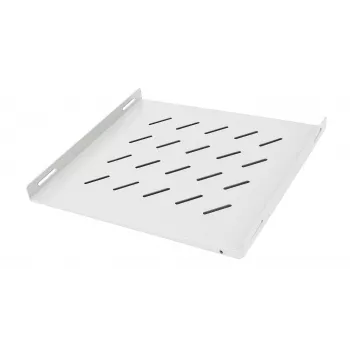 DSIT kiinteä hyllylevy 800 mm syville ulko-palvelinkaapeille, 1U, 50 kg kuormitus, vaaleanharmaa