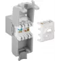 DS-IT CAT6a UTP keystone-verkkopistorasia – työkaluton – harmaa (DS-KC-UTP6A-TL-2)