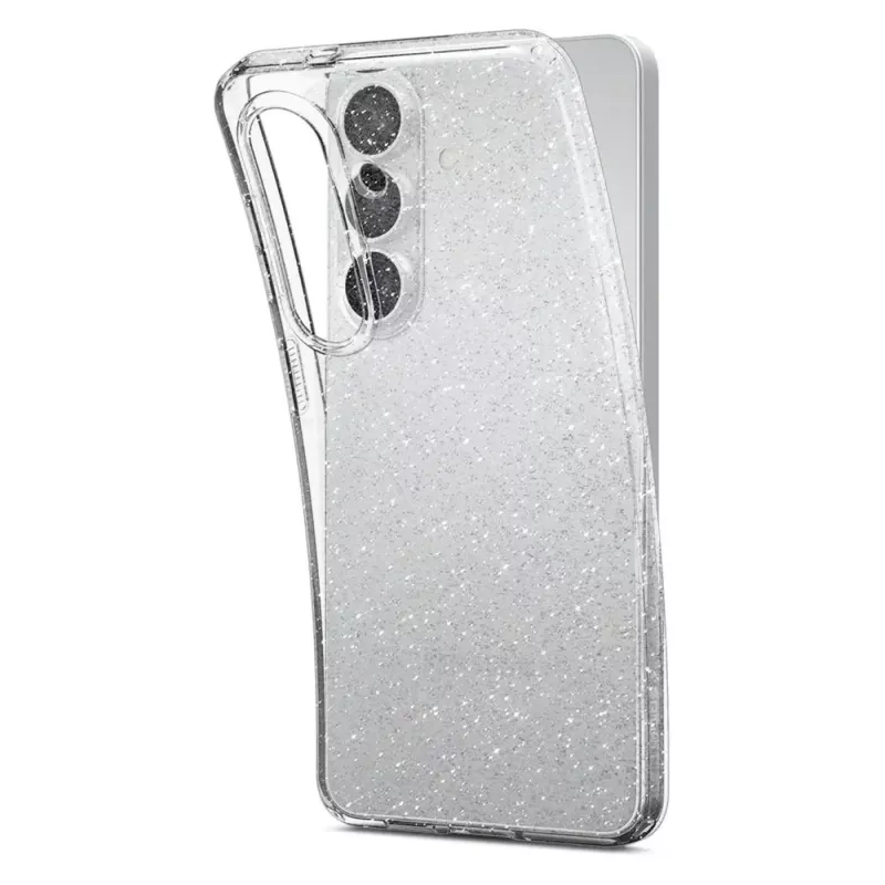 Spigen Liquid Crystal Glitter -kotelo Samsung Galaxy S26+ - läpinäkyvä