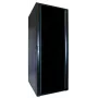 DSIT DS8042 42U 19 inch palvelinkaappi karkaistulla lasiovella, 800x1000mm, musta