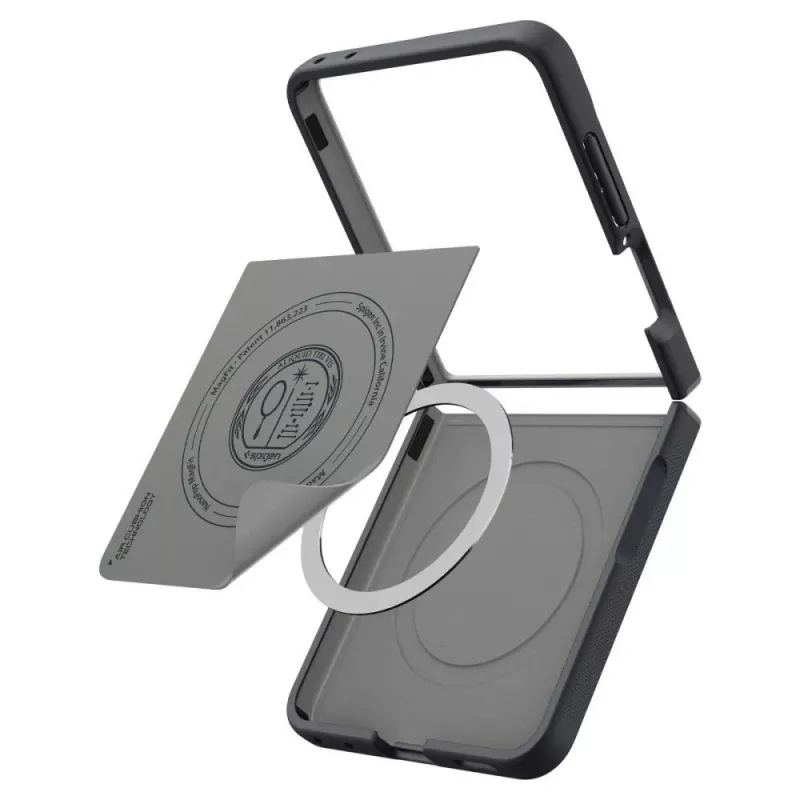 SPIGEN Nano Pop MagSafe -kotelo Samsung Galaxy Z Flip8 - Black Sesame