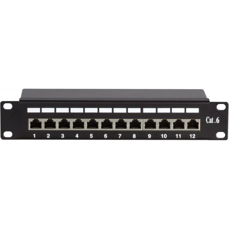 DSIT DS-10Patch6-12FTP 10 inch 12-porttinen FTP CAT6 -paneelikaappi