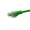 DSIT Cat.7 S/FTP PiMF verkkokaapeli, RJ45, vihreä, 0,25 m
