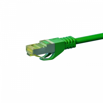 DSIT Cat.7 S/FTP PiMF verkkokaapeli, RJ45, vihreä, 0,25 m