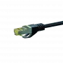 DSIT Cat.7 S/FTP PiMF RJ45 verkkokaapeli, 1,5 m, musta