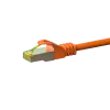 DSIT Cat.7 S/FTP PiMF RJ45 verkkokaapeli, oranssi, 15 m