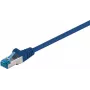 DSIT CAT 6a S/FTP LSOH verkkokaapeli, 0,5 m, sininen
