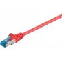 DSIT CAT 6a S/FTP LSOH Ethernet-verkkokaapeli, 2 m, punainen