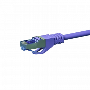 DSIT CAT 6a verkkokaapeli LSOH - S/FTP - 7,50 m - violetti (DC-6A8-075)