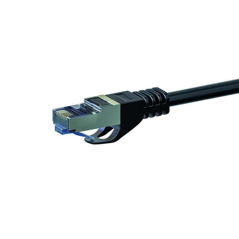 DSIT CAT 6a S/FTP LSOH verkkokaapeli, 20 m, musta