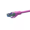 DSIT CAT 6a verkkokaapeli LSOH - S/FTP - 50 metriä - pinkki - verkkokaapeli