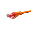 DSIT CAT6 verkkokaapeli 100 % kupari U/UTP 3 m oranssi (DC-66-030)