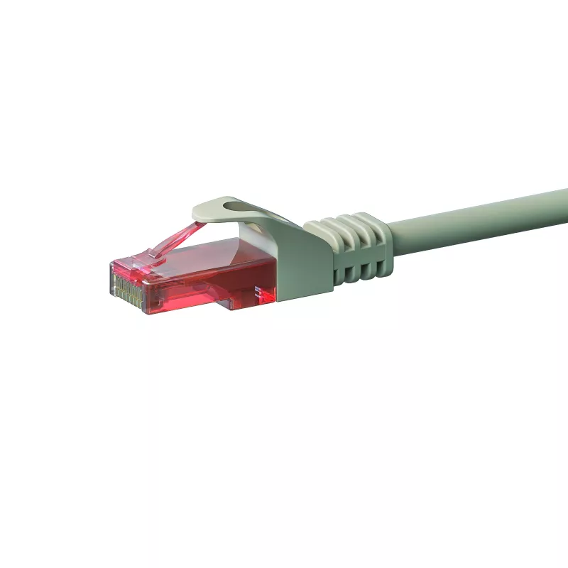 DSIT CAT6 verkkokaapeli, U/UTP, 20 m, harmaa, 100 % kupari (DC-61-200)