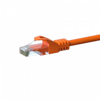 DSIT CAT 6 U/UTP verkkokaapeli, 2 m, oranssi, CCA, RJ45, 250 MHz, Gigabit Ethernet