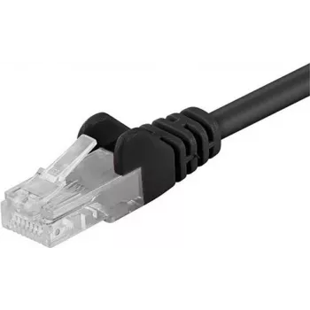 DSIT CAT 5e U/UTP verkkokaapeli, 0,25 m, musta, CCA, RJ45, Gigabit Ethernet