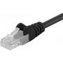 DSIT CAT 5e U/UTP verkkokaapeli, 0,25 m, musta, CCA, RJ45, Gigabit Ethernet