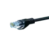 DSIT CAT 5e U/UTP verkkokaapeli, 0,25 m, musta, CCA, RJ45, Gigabit Ethernet
