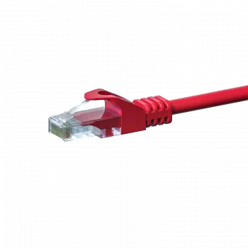DSIT CAT 5e U/UTP verkkokaapeli, 1 m, punainen, CCA, RJ45, Gigabit Ethernet