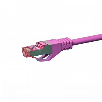 DSIT Cat 6 S/FTP LSOH -verkkopatchkaapeli, 3 m, pinkki