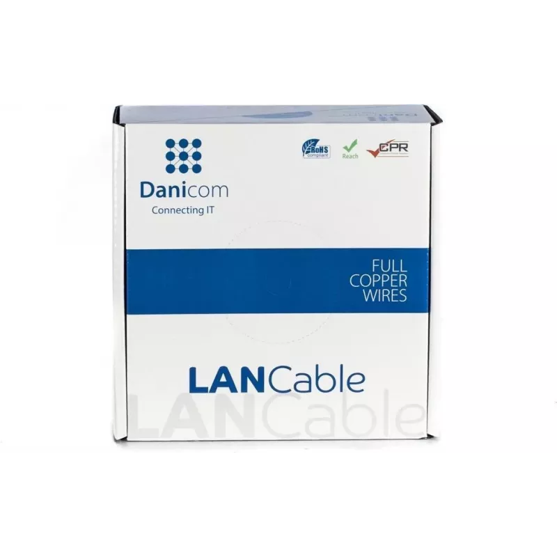 DSIT DANICOM CAT6 UTP 100 m PVC Fca -verkkokaapeli DC-UTP6-100-FCA