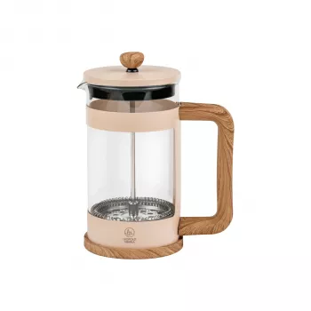 Leopold Vienna Franca Sand -ranskalainen pressopannu kahvin ja teen valmistukseen 600 ml