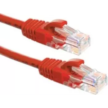 DSIT CAT6a -Ethernet-patchkaapeli 100 % kuparia U/UTP 3 m punainen