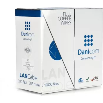 DSIT DANICOM CAT6 UTP 305 m Solid Core -kaapeli - LSZH (Dca)