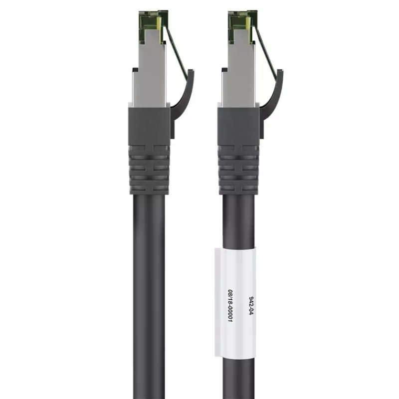 DSIT RJ45 -verkkokaapeli S/FTP PiMF CAT 8 -kaapeli musta 2 m