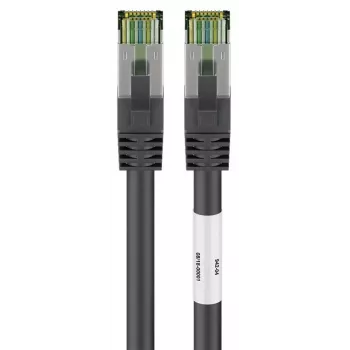 DSIT RJ45 -verkkokaapeli S/FTP PiMF CAT 8 -kaapeli musta 0,25 m