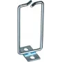 DSIT kaapelirengas 40 x 80 mm DS-Cablering-2 - musta, jauhemaalattu teräskaapelinhallintasanka 19 inch kaappeihin
