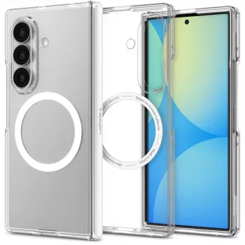SPIGEN Ultra Hybrid Pro MagSafe kotelo Samsung Galaxy Z Fold 8 Ultra kirkas/valkoinen