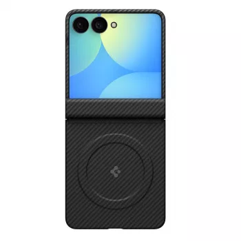 SPIGEN AIRSKIN ARAMID MAGSAFE GALAXY Z FLIP 8 MUSTA