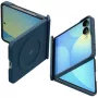 SPIGEN AirSkin Aramid MagSafe kotelo Samsung Galaxy Z Flip 8 - navy