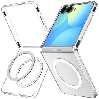 SPIGEN AirSkin MagSafe Galaxy Z Flip 8 kotelo läpinäkyvä/valkoinen
