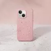 UNIQ Coehl Terrazzo -kotelo iPhone 14 Plus / 15 Plus -puhelimelle, korallinpunainen