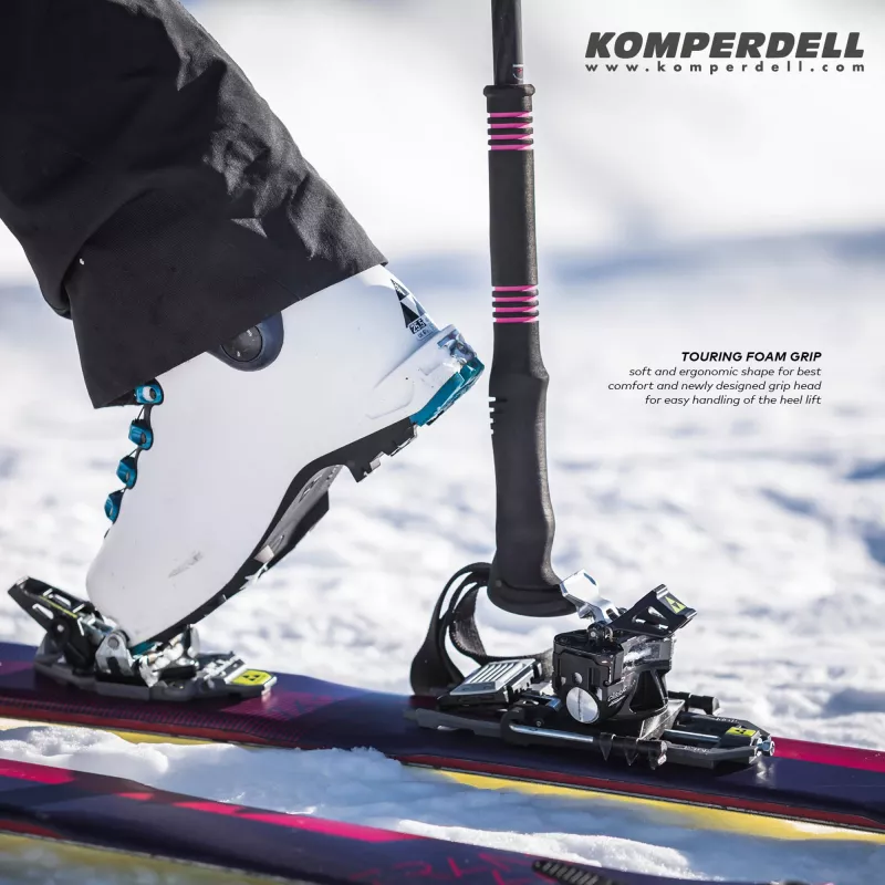 Komperdell Carbon C2 Ultralight laskettelusauvat - musta/oranssi