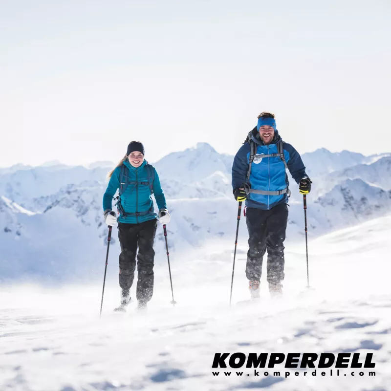 Komperdell Carbon C2 Ultralight laskettelusauvat - musta/oranssi