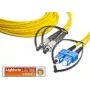 Lightwin LDP-09 FC-SC 10.0 duplex-yksimuotokuitu-patch-kaapeli, FC–SC, OS2, 10 m, Keltainen