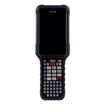 Honeywell CK67 5G & Wi-Fi 6E rugged-mobiilitietokone, 4,3 tuuman kosketusnäyttö, 38 näppäimen numeronäppäimistö toimintonäppäimillä, 8GB RAM, 128GB tallennustila, FlexRangeXLR punalaserskanneri, etu- ja takakamera, vakiakku, GMS, IP65/IP68, Global