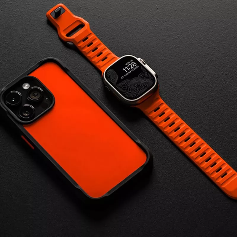 TECH-PROTECT Iconband Line Apple Watch ranneke (42/44/45/49 mm) oranssi