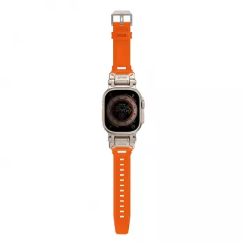 SKINARMA Titon -ranneke Apple Watch Ultra 49mm oranssi