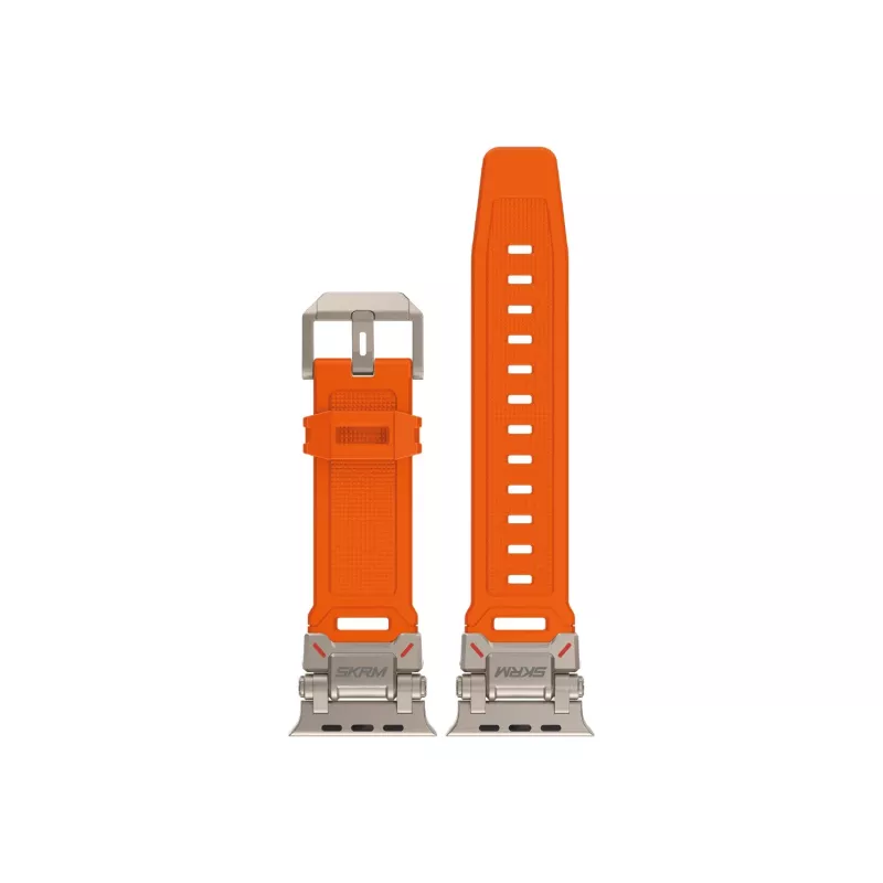 SKINARMA Titon -ranneke Apple Watch Ultra 49mm oranssi