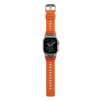 Apple Watch Ultra 49 mm -ranneke Skinarma Talon, Oranssi